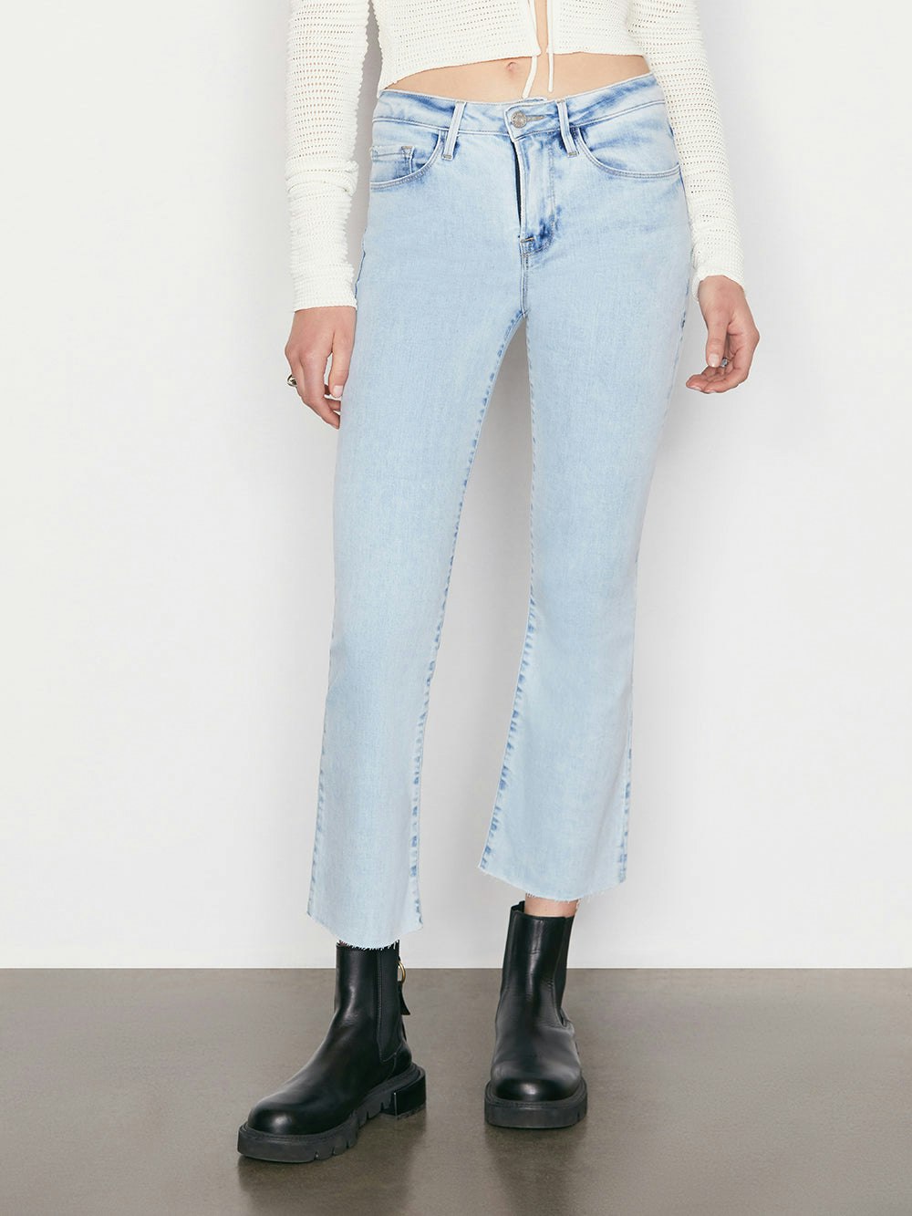 jeans front view